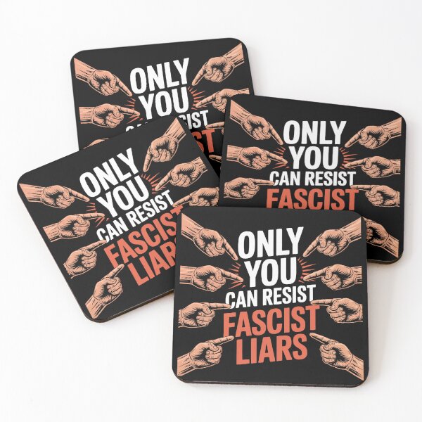 Item preview, Only You Can Resist Fascist Liars - Activism Quote designed and sold by GRABAPSHOP.