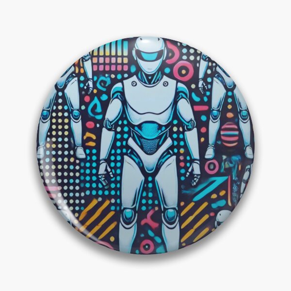 Item preview, robot pattern designed and sold by TEEJAMBOREE.
