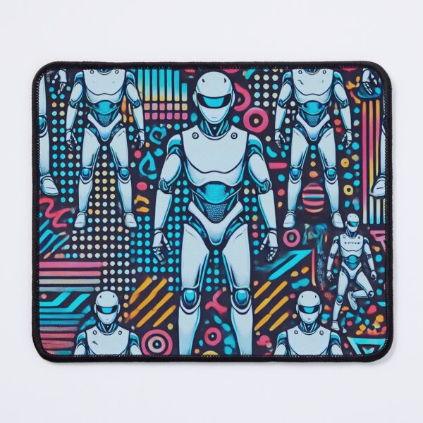 Item preview, robot pattern designed and sold by TEEJAMBOREE.