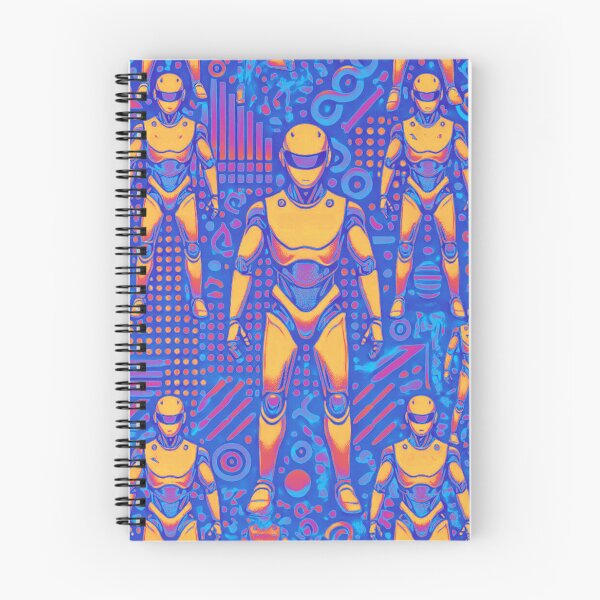 Item preview, robot pattern designed and sold by TEEJAMBOREE.