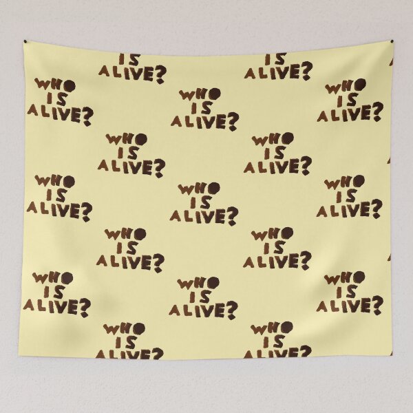 Item preview, Severance Inspired - Who Is Alive? - Mark’s Innie Outie Message designed and sold by Chloë, Natalie, & Sam Buse.