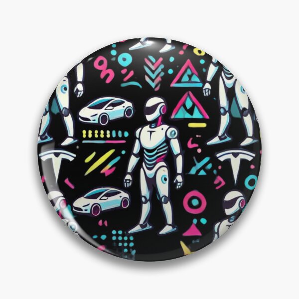Item preview, robot pattern designed and sold by TEEJAMBOREE.