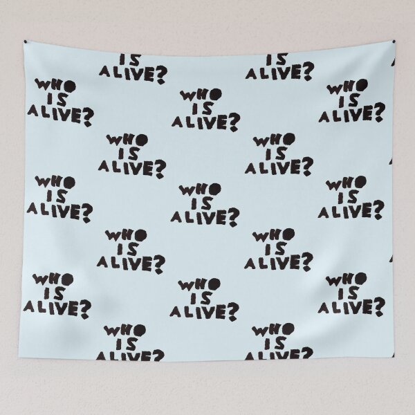 Item preview, Severance Inspired - Who Is Alive? Ver 2 - Mark’s Innie Outie Message designed and sold by Chloë, Natalie, & Sam Buse.