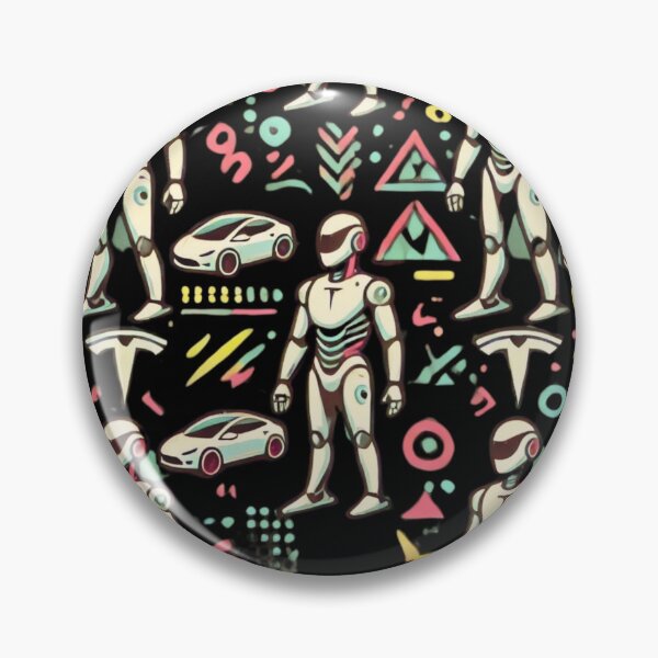 Item preview, robot pattern designed and sold by TEEJAMBOREE.