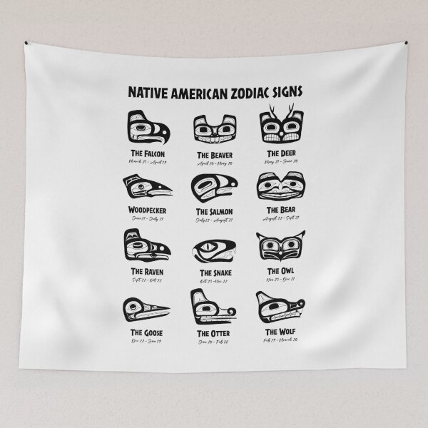 Item preview, Native American Zodiac Signs designed and sold by Craphe.