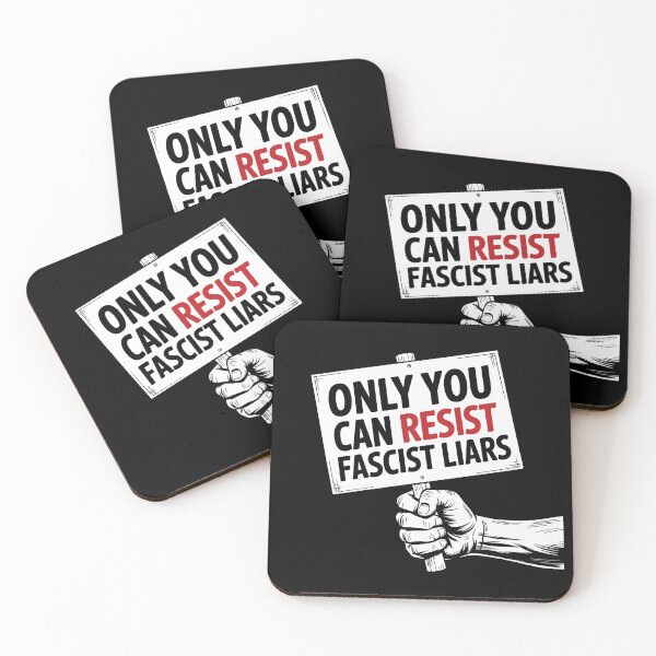 Item preview, Only You Can Resist Fascist Liars - Activism Quote designed and sold by GRABAPSHOP.