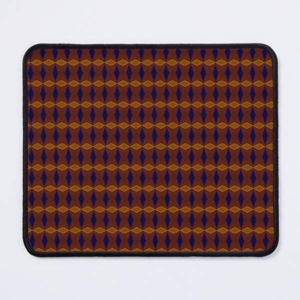 Item preview, Earthy Brown and Blue Diamond Pattern designed and sold by Leufia.