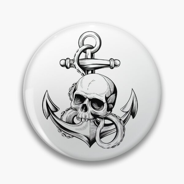 Item preview, Anchor & Skull designed and sold by Sza1a.