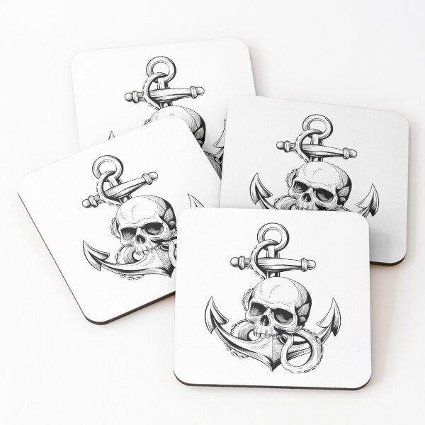 Item preview, Anchor & Skull designed and sold by Sza1a.