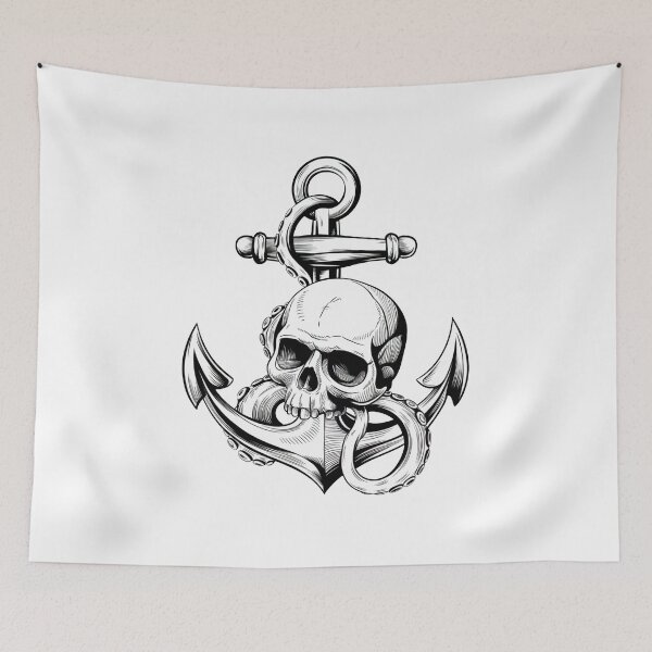 Item preview, Anchor & Skull designed and sold by Sza1a.