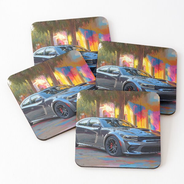 Item preview, Grey Dodge Charger SRT – Pop Art Edition II designed and sold by AutoPopStudio.