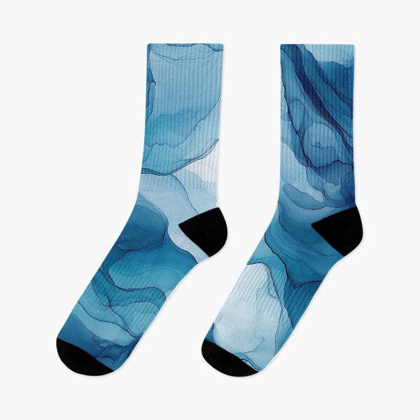 Item preview, Blue Fluid Marble designed and sold by Jirka Svetlik, Studio Illuvision.