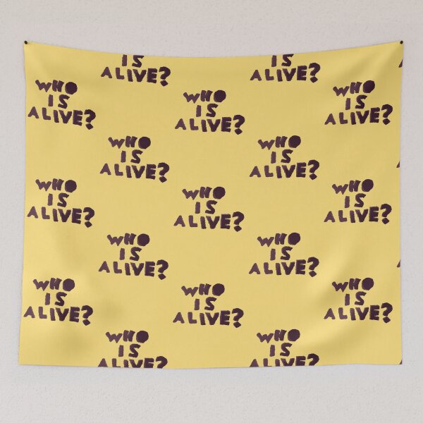 Item preview, Copy of Severance Inspired - Who Is Alive? Ver 5 - Mark’s Innie Outie Message designed and sold by Chloë, Natalie, & Sam Buse.
