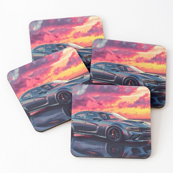 Item preview, Grey Dodge Charger SRT – Pop Art Edition III designed and sold by AutoPopStudio.