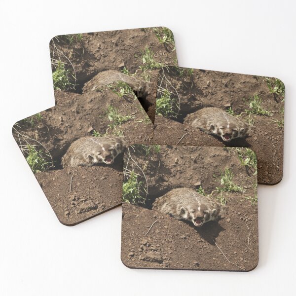 Item preview,  badger in a den designed and sold by grizzbass.