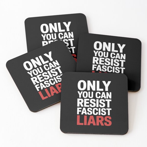 Item preview, Only You Can Resist Fascist Liars - Activism Quote designed and sold by GRABAPSHOP.