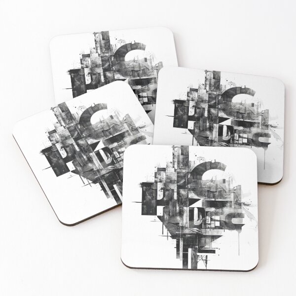 Item preview, Modern Grunge Style Black & White Graphic designed and sold by AchaRat.