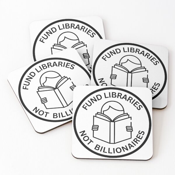 Item preview, Fund Libraries Not Billionaires designed and sold by PaperViewStore.