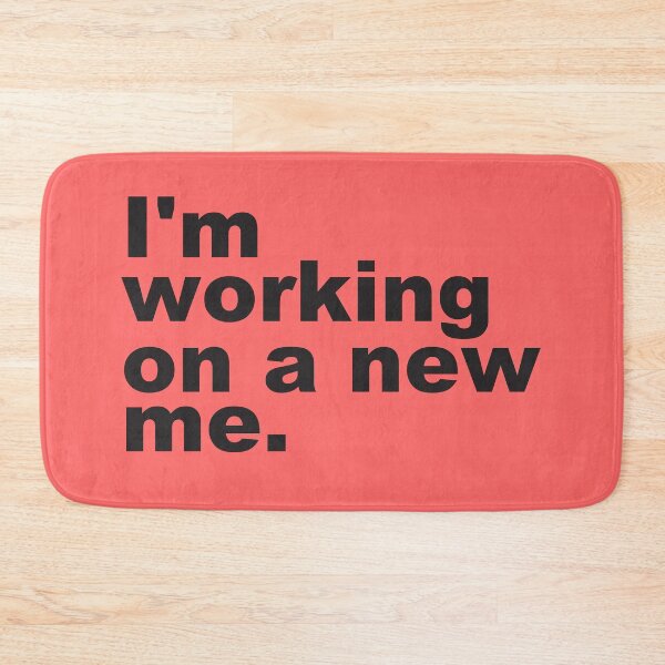 Item preview, Motivational Quote | I'm Working on a New Me -  designed and sold by PurpleLoveStore.