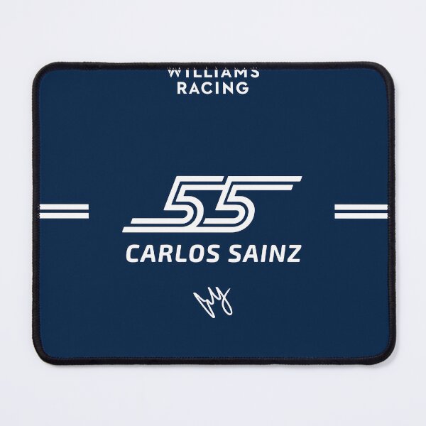 Item preview, Sainz 55 Signature Art - Williams F1 Racing Graphic | Driver Number & Spanish flag designed and sold by Studio F1Grid.