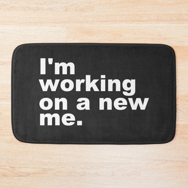 Item preview, Motivational Quote | I'm Working on a New Me -  designed and sold by PurpleLoveStore.