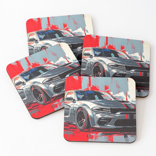 Item preview, Grey Dodge Charger SRT – Pop Art Edition VI designed and sold by AutoPopStudio.