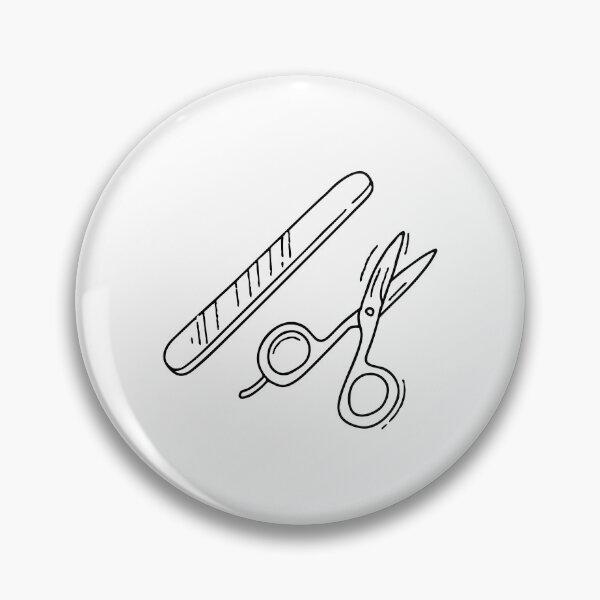 Item preview, Nail file positioned next to a pair of scissors designed and sold by rasagamastore.