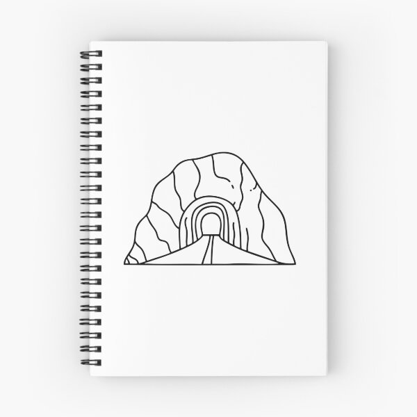 Item preview, Narrow tunnel carved into a rocky mountainside designed and sold by rasagamastore.