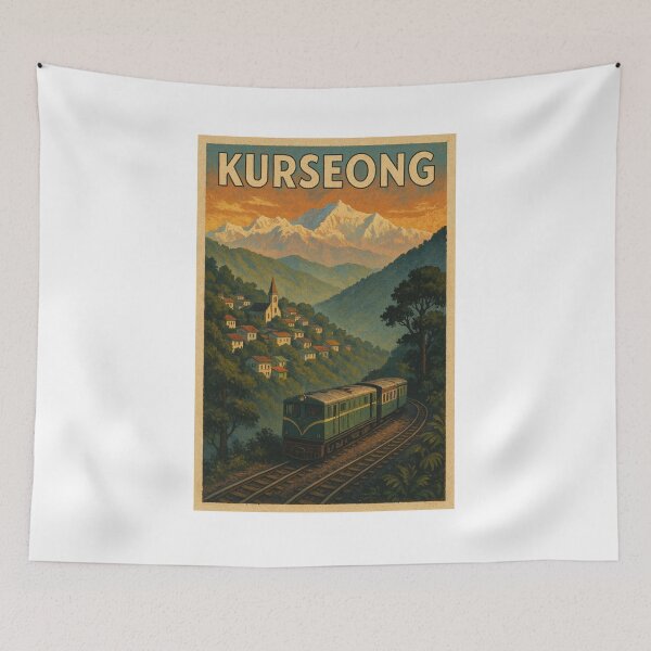 Item preview, Kurseong Kharsang Train with Tea Gardens and Mountain Scenery designed and sold by Aryabek.