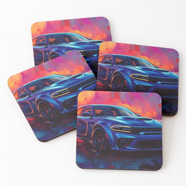 Item preview, Blue Dodge Charger SRT – Pop Art Edition designed and sold by AutoPopStudio.
