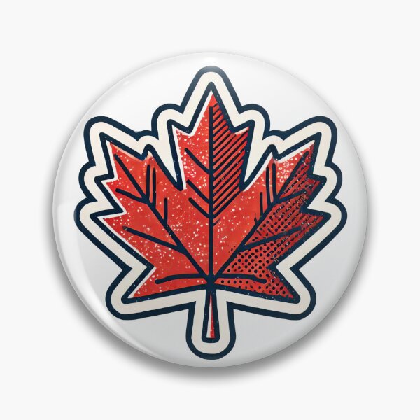 Item preview, Retro Canadian Maple Leaf designed and sold by PinUpPizzazz.