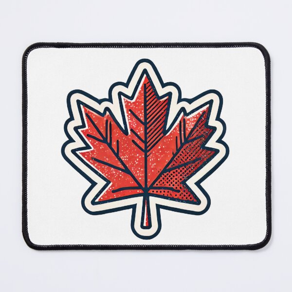 Item preview, Retro Canadian Maple Leaf designed and sold by PinUpPizzazz.