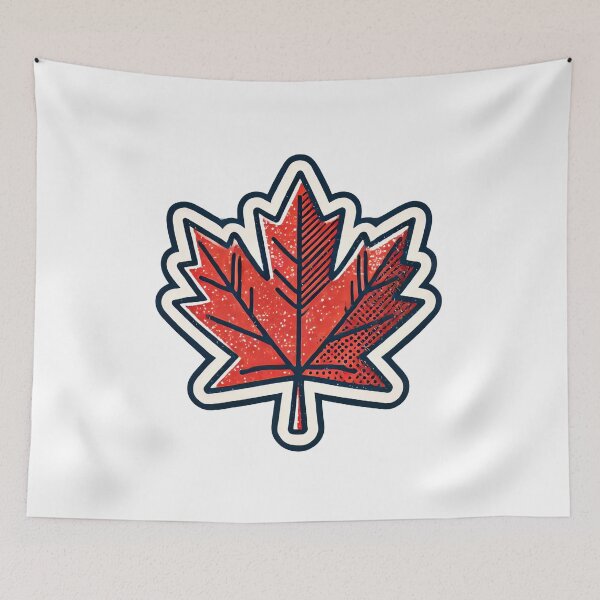 Item preview, Retro Canadian Maple Leaf designed and sold by PinUpPizzazz.