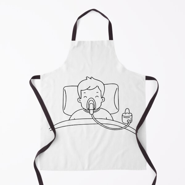 Item preview, Nebulizer positioned near a child resting under a blanket designed and sold by rasagamastore.