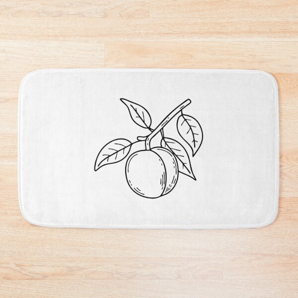 Item preview, Nectarine hanging from a tree branch, surrounded by leaves designed and sold by rasagamastore.