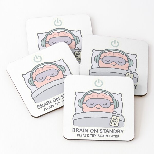 Item preview, Brain on Standby – Funny sleep mode brain design for IT fans designed and sold by meshhead.