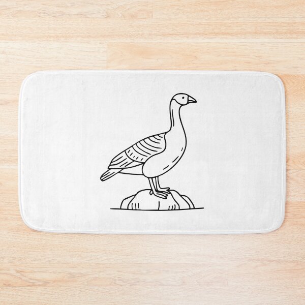 Item preview, Nene Hawaiian goose standing on black volcanic rock designed and sold by rasagamastore.