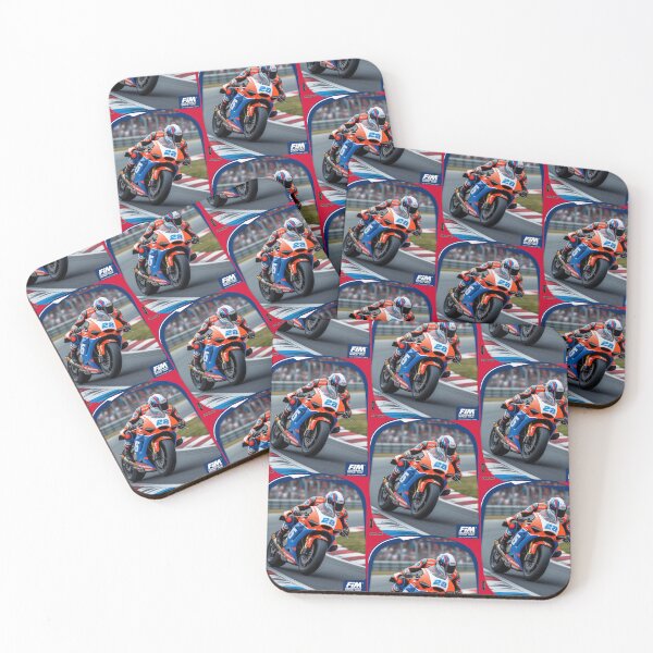 Item preview, FIM Orange And Blue Race Bike Practice Session designed and sold by Moto Graphix.