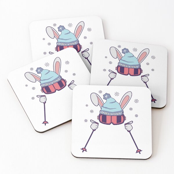 Item preview, Easter Ski Rabbit Funny Winter Sports Gift designed and sold by HandicraftArt.