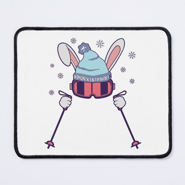 Item preview, Easter Ski Rabbit Funny Winter Sports Gift designed and sold by HandicraftArt.