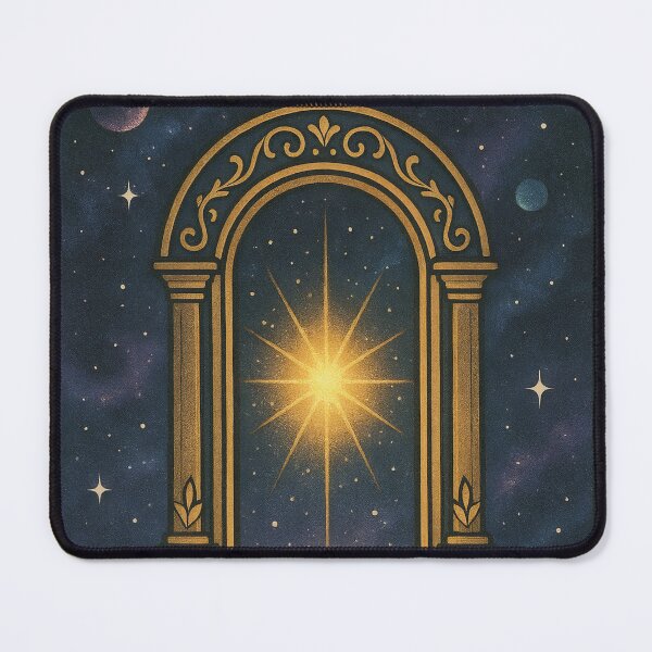 Item preview, Celestial Portal – Cosmic Gateway Sticker | Awakened Alchemy designed and sold by AwakenedAlchemy9.