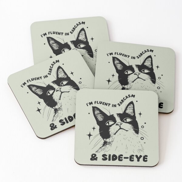 Item preview, I'm Fluent in sarcasm and side eye designed and sold by FatBirdie.