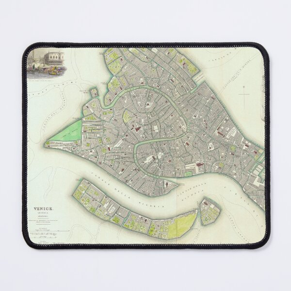 Item preview, Map of Venice in 1838 designed and sold by 19th Century in Color.