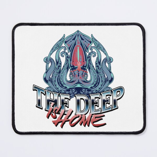 Item preview, The Deep Is Home Free Dive Octopus Graphic designed and sold by MoeTiff.