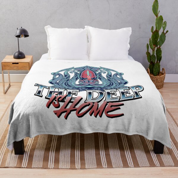 Item preview, The Deep Is Home Free Dive Octopus Graphic designed and sold by MoeTiff.