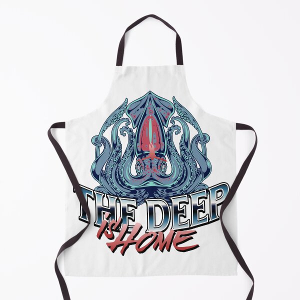Item preview, The Deep Is Home Free Dive Octopus Graphic designed and sold by MoeTiff.
