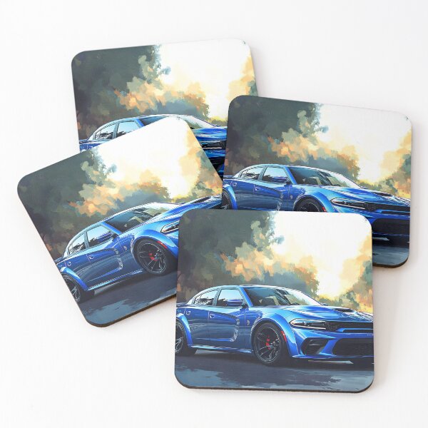 Item preview, Blue Dodge Charger SRT – Pop Art Edition VI designed and sold by AutoPopStudio.
