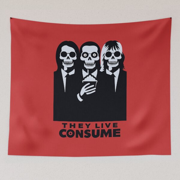 Item preview, They Live Consume designed and sold by ArtFactoryAI.