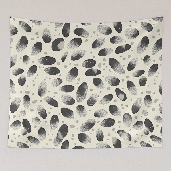 Item preview, Minimal Halftone Pebbles designed and sold by mirror circus.