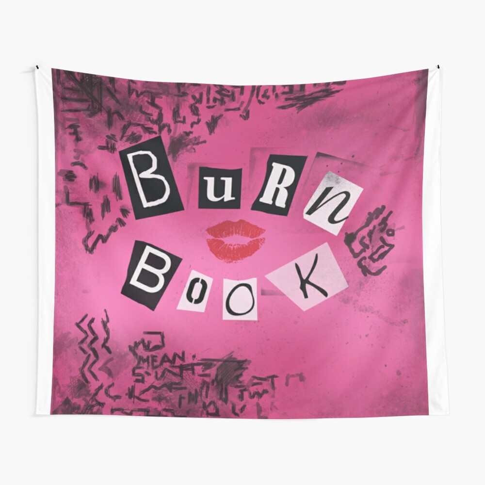 Mean Girls Burn Book with the Plastics Tapestry by Forbes Makkah